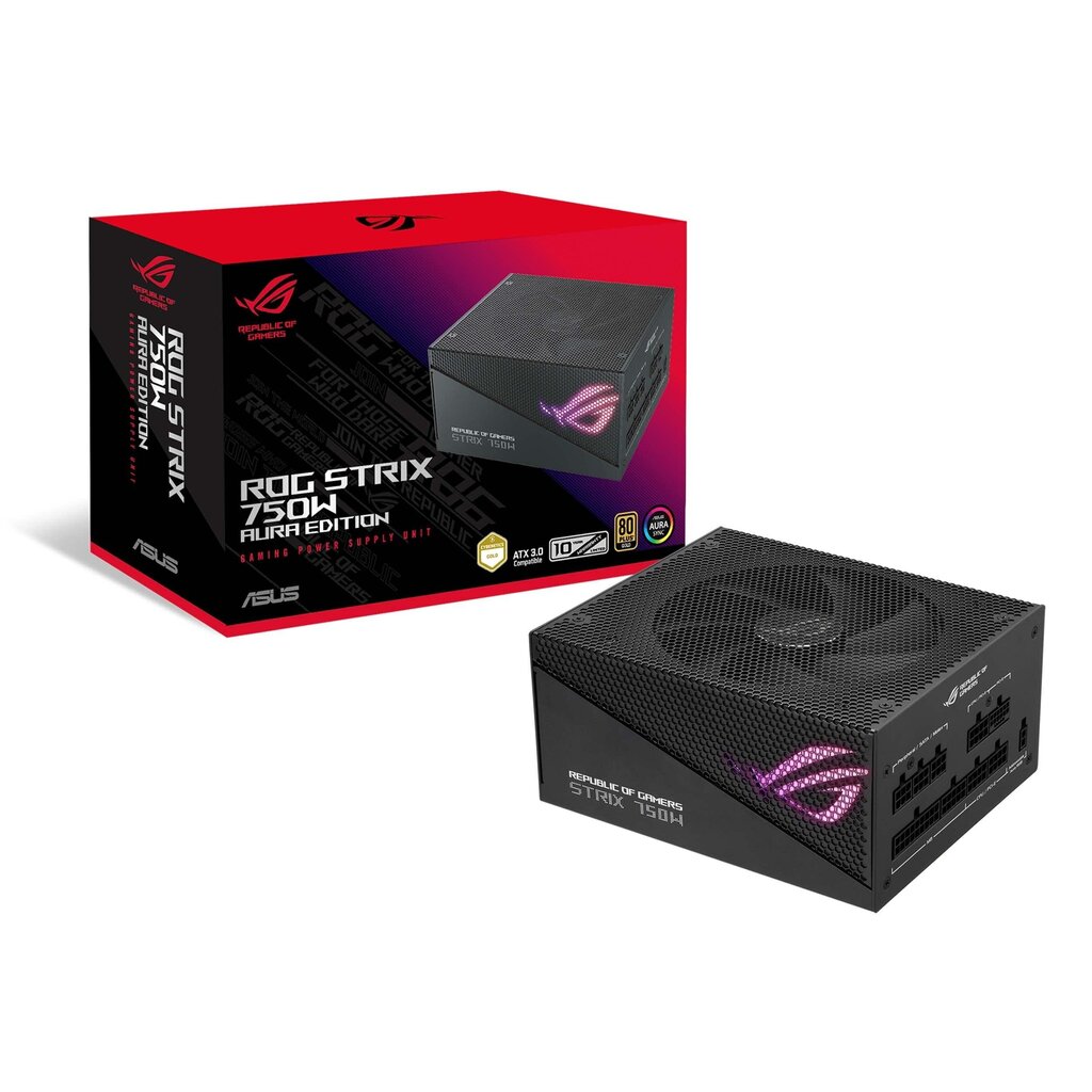 Asus ROG Strix 850 W Gold Aura Edition цена и информация | Barošanas bloki (PSU) | 220.lv