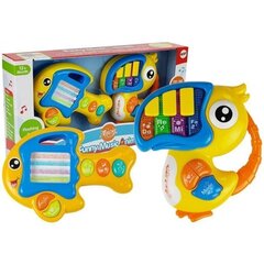 Klavieres un ģitāra bērniem Lean Toys Funny Music Animals cena un informācija | Rotaļlietas zīdaiņiem | 220.lv