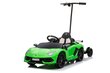 Vienvietīgs elektromobilis bērniem Lamborghini Aventador, SX2018, zaļš cena un informācija | Bērnu elektroauto | 220.lv