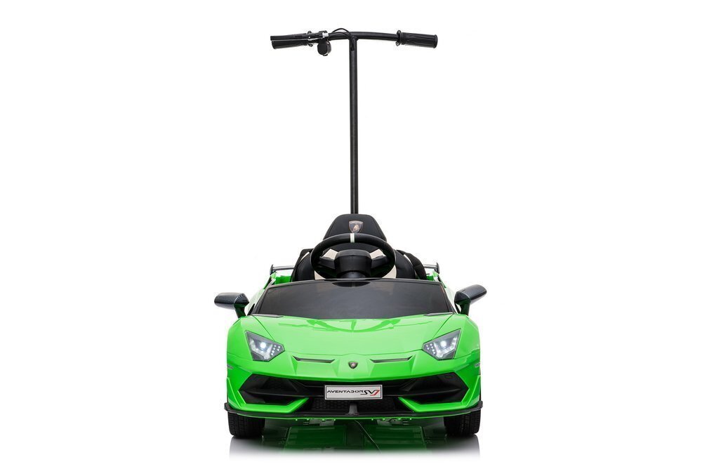 Vienvietīgs elektromobilis bērniem Lamborghini Aventador, SX2018, zaļš cena un informācija | Bērnu elektroauto | 220.lv