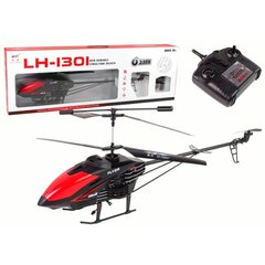 Tālvadības helikopters Lean Toys LH-1301, melns cena un informācija | Rotaļlietas zēniem | 220.lv
