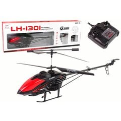 Tālvadības helikopters Lean Toys LH-1301, melns цена и информация | Игрушки для мальчиков | 220.lv