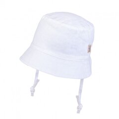 TuTu органическая хлопковая шляпа для лета, белый цвет цена и информация | Шапки, перчатки, шарфы для мальчиков | 220.lv