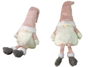 Ziemassvētku spīdošais elfs 40 cm, rozā krāsā cena un informācija | Ziemassvētku dekorācijas | 220.lv