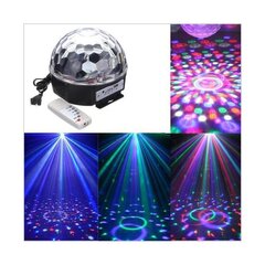 LED disko bumba, melna цена и информация | Праздничные декорации | 220.lv