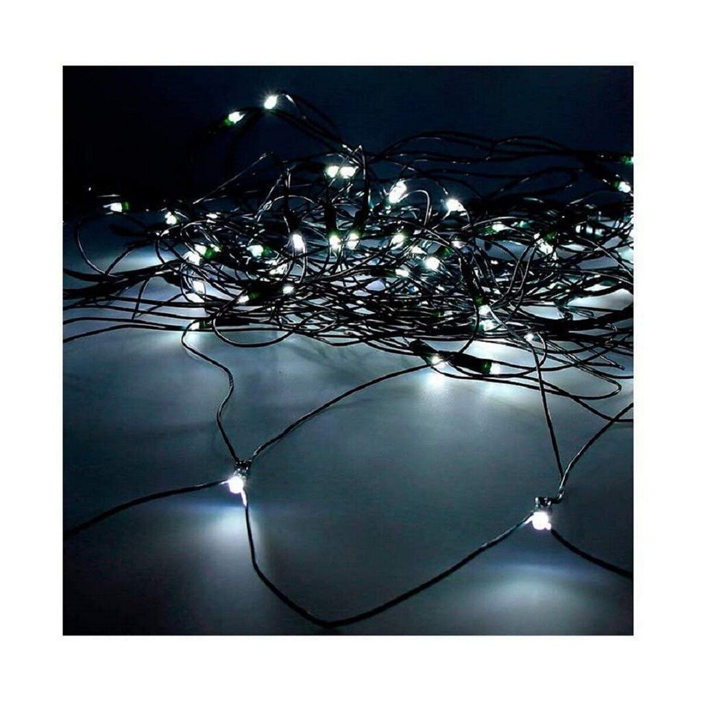 LED gaismu vītne EDM Balts 1,6 W (2 x 1,5 m) cena un informācija | Ziemassvētku lampiņas, LED virtenes | 220.lv