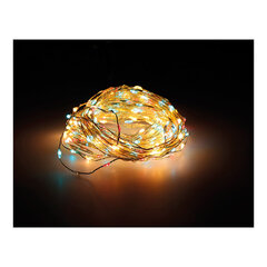 LED gaismu vītne Extra Dense Daudzkrāsains (14 m) cena un informācija | Ziemassvētku lampiņas, LED virtenes | 220.lv