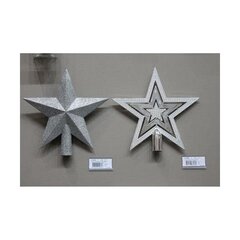 Ziemassvētku zvaigzne Decoris (19 X 4,2 X 19 CM) cena un informācija | Eglīšu rotājumi | 220.lv
