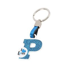 Цепочка для ключей Буква P цена и информация | Брелки | 220.lv