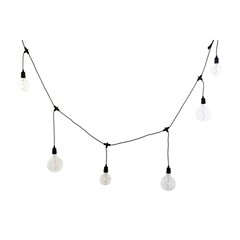 LED gaismu vītne DKD Home Decor Melns E27 (12 x 25 x 650 cm) цена и информация | Гирлянды | 220.lv