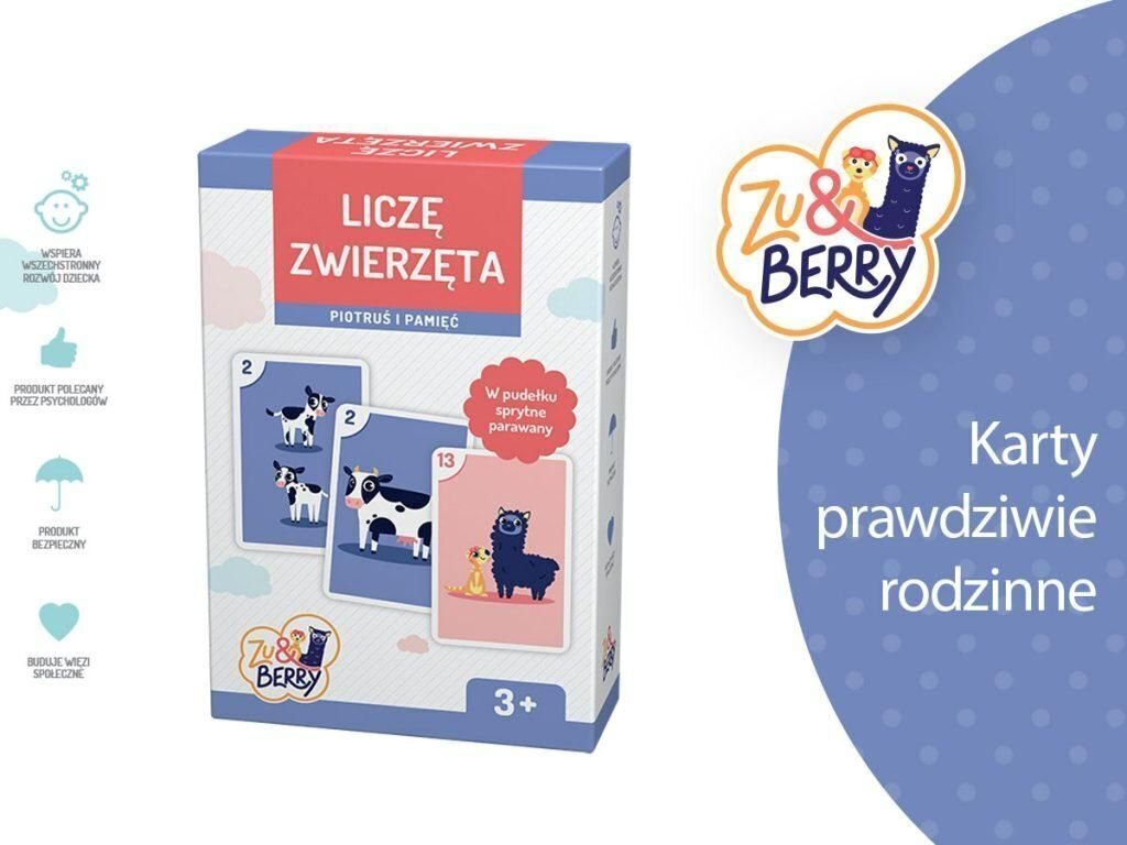 Es skaitu dzīvniekus trefl Zu&Berry цена и информация | Galda spēles | 220.lv