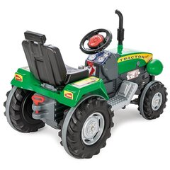 Vienvietīgs, liels elektriskais traktors Pilsan, zaļš cena un informācija | Bērnu elektroauto | 220.lv