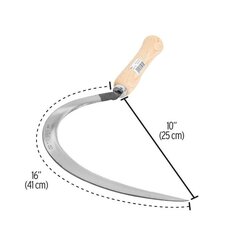 Zobains sirpis, 405 mm Truper® cena un informācija | Rokas instrumenti | 220.lv