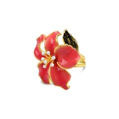 Серебряное кольцо для женщин Bellus Domina Орхидея цена и информация | Кольца | 220.lv