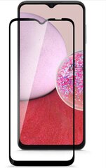 Fusion full glue 5D aizsargstikls pilnam ekrānam Samsung A145 | A146 Galaxy A14 4G | 5G melns cena un informācija | Ekrāna aizsargstikli | 220.lv