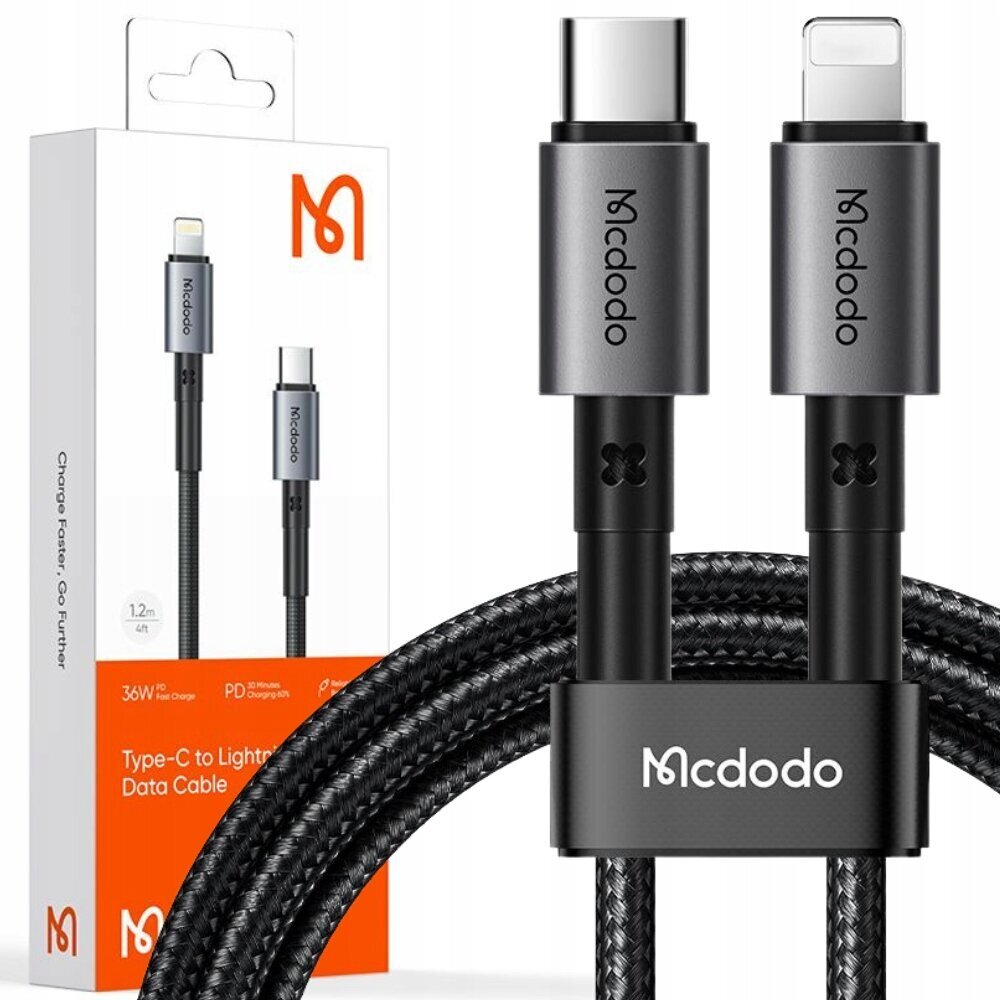 Kabelis iPhone, USB-C, Prism, jaudīgs, ātrdarbīgs, 36 W, 1,8 m, McDodo цена и информация | Savienotājkabeļi | 220.lv