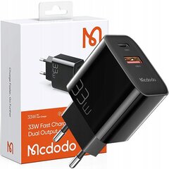 Зарядное устройство USB-C, быстрое, PD, 33 Вт, Mcdodo цена и информация | Зарядные устройства для телефонов | 220.lv