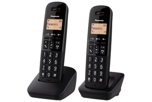 Panasonic KX-TGB612 DECT tālruņa zvanītāja ID melns cena un informācija | Stacionārie telefoni | 220.lv