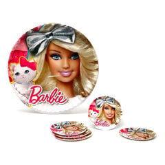 Набор посуды Barbie (5 Pcs) (ø 23 cm) цена и информация | Праздничная одноразовая посуда | 220.lv