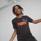 Puma T-Krekli Ess+ 2 Col Logo Tee Black 586985 61 586985 61/128 цена и информация | Zēnu krekli | 220.lv