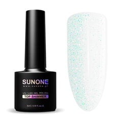 Гибридный лак для ногтей Sunone UV/LED Top Shimmer, 5 мл цена и информация | Лаки для ногтей, укрепители | 220.lv