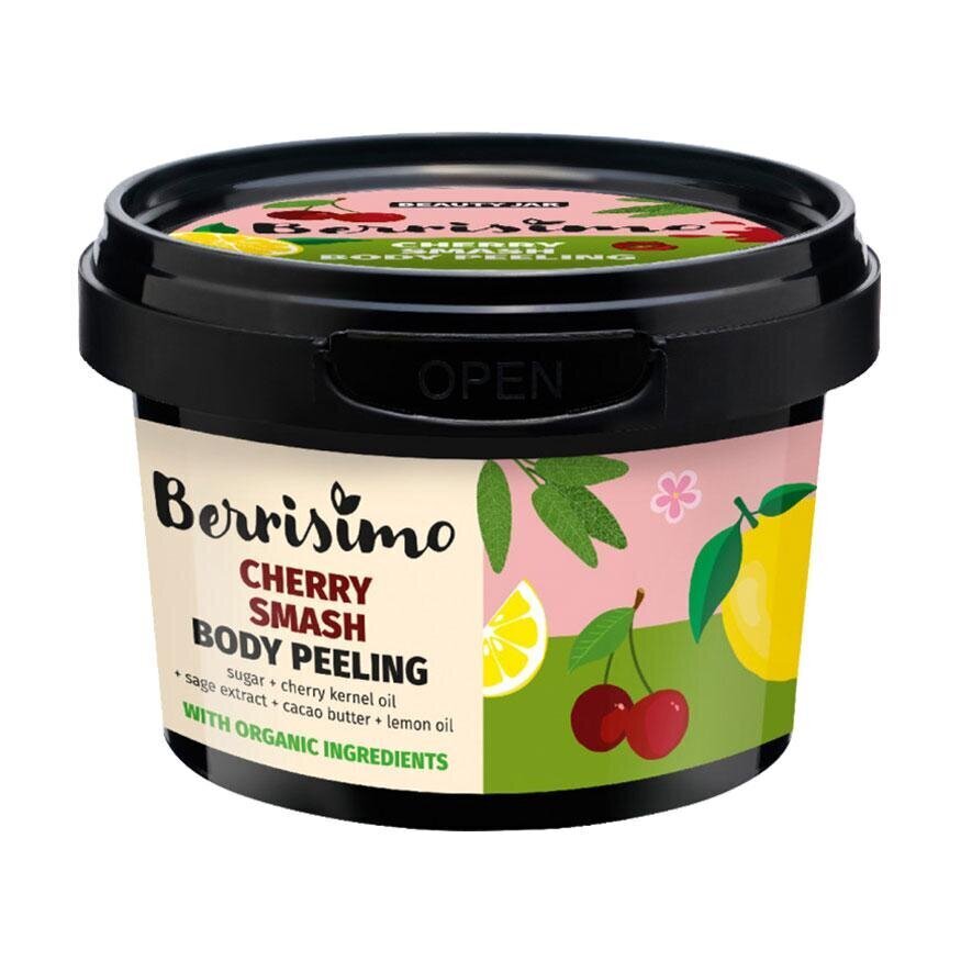 Attīrošs ķermeņa skrubis Beauty Jar Cherry Smash Body Peeling, 300 g цена и информация | Ķermeņa skrubji | 220.lv