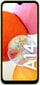 Samsung Galaxy A14, Dual SIM, 4/64GB, zaļš SM-A145RLGUEUB cena un informācija | Mobilie telefoni | 220.lv