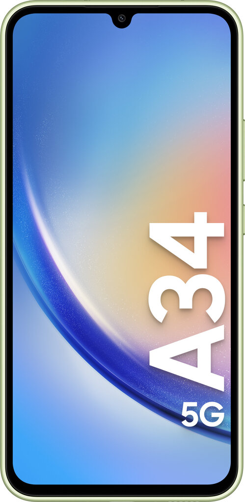 Samsung Galaxy A34 5G Dual SIM 6/128GB SM-A346BLGAEUB Light Green cena un informācija | Mobilie telefoni | 220.lv