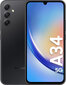 Samsung Galaxy A34 5G, Dual SIM, 8/256GB, melns SM-A346BZKEEUB цена и информация | Mobilie telefoni | 220.lv