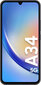 Samsung Galaxy A34 5G, Dual SIM, 8/256GB, melns SM-A346BZKEEUB цена и информация | Mobilie telefoni | 220.lv