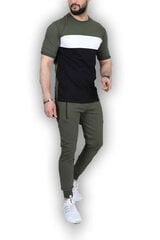 Sporta komplekts vīriešiem Rader, khaki PK3011-51029-XXXL цена и информация | Мужская спортивная одежда | 220.lv