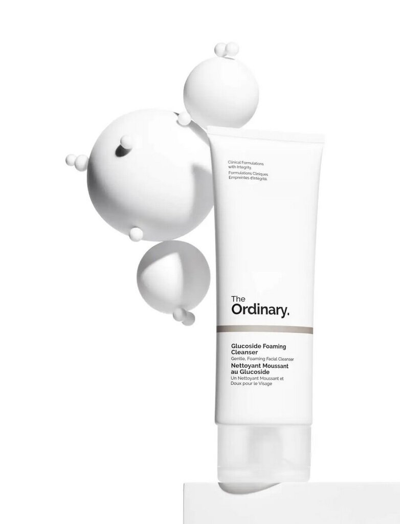 The Ordinary Glucoside Foaming Cleanser, atjauno ādas barjeru, 150 ml cena un informācija | Sejas ādas kopšana | 220.lv