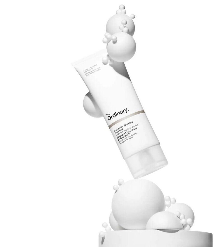 The Ordinary Glucoside Foaming Cleanser, atjauno ādas barjeru, 150 ml cena un informācija | Sejas ādas kopšana | 220.lv