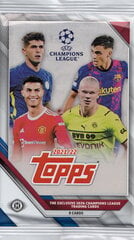 Футбольные карточки Комплект карт TOPPS UEFA CHAMPIONS LEAGUE 2021/2022 (HOBBY) цена и информация | Коллекционные карточки | 220.lv