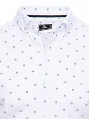 Мужская рубашка с длинным рукавом, белая цена и информация | Мужские рубашки | 220.lv