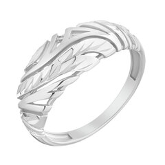 Серебряное кольцо с фианитами ALFA-KARAT, 17 mm 2012408/9-17.0 цена и информация | Кольца | 220.lv