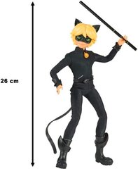 Кукла Miraculous Ladybug, Dressing, 26 см, Cat Noir, P50002 цена и информация | Игрушки для мальчиков | 220.lv