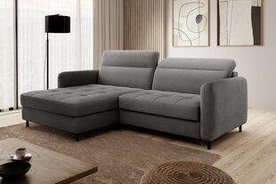 Stūra dīvāns NORE Gomsi Touch 05, pelēks cena un informācija | Stūra dīvāni | 220.lv