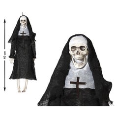 Висячий скелет 40 cm Монахиня цена и информация | Карнавальные костюмы, парики и маски | 220.lv