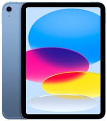 Apple iPad 10,9 дюйма Wi-Fi + Cellular 256 ГБ Синий цена и информация | для планшетов | 220.lv