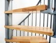 Spirālveida kāpnes Minka BERLIN 140 cm, Sudraba cena un informācija | Kāpnes | 220.lv