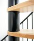Spirālveida kāpnes Minka BERLIN 120 cm, Melna cena un informācija | Kāpnes | 220.lv