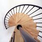Spirālveida kāpnes Minka BERLIN 140 cm, Melna цена и информация | Kāpnes | 220.lv
