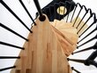 Spirālveida kāpnes Minka PARIS 140 cm, Melna цена и информация | Kāpnes | 220.lv