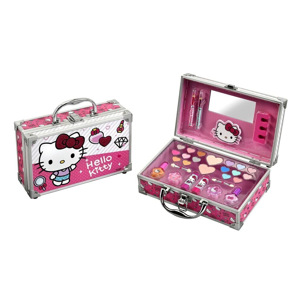 Grima Piederumu Somiņa Hello Kitty Happy Kitty (31 pcs) cena un informācija | Bērnu kosmētika, līdzekļi jaunajām māmiņām | 220.lv