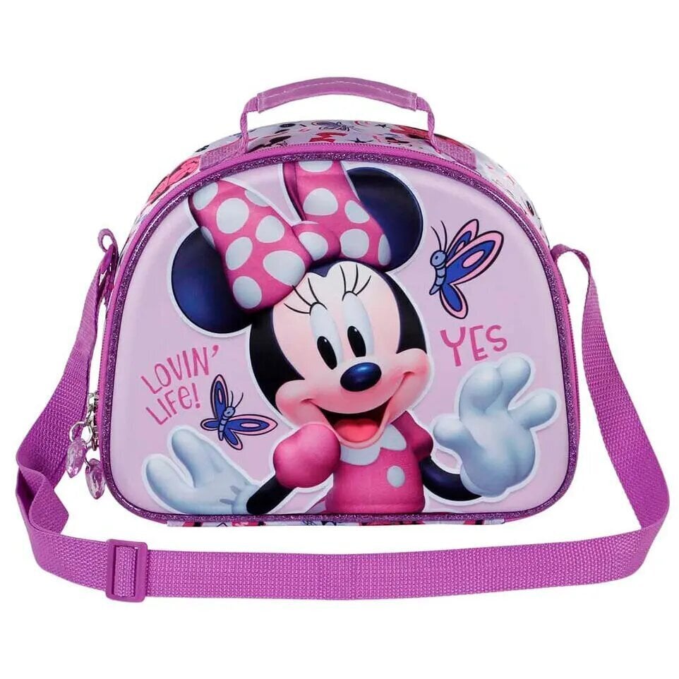 Disney Minnie Butterflies 3D pusdienu soma cena un informācija | Trauki pārtikas uzglabāšanai | 220.lv