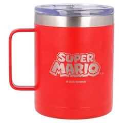 Nintendo Super Mario Bros nerūsējošā tērauda termosa krūze, 380 ml cena un informācija | Termosi, termokrūzes | 220.lv