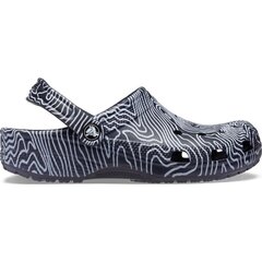 Crocs™ Classic Topographic Clog 232360 цена и информация | Мужские шлепанцы, босоножки | 220.lv