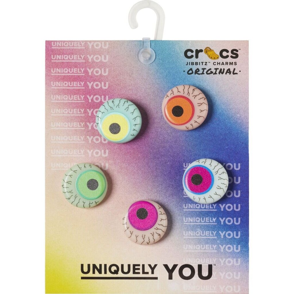 Значки для сабо Crocs™ CRAZY EYES 5 PACK G1031300-MU 245902, Универсальный  цена | 220.lv