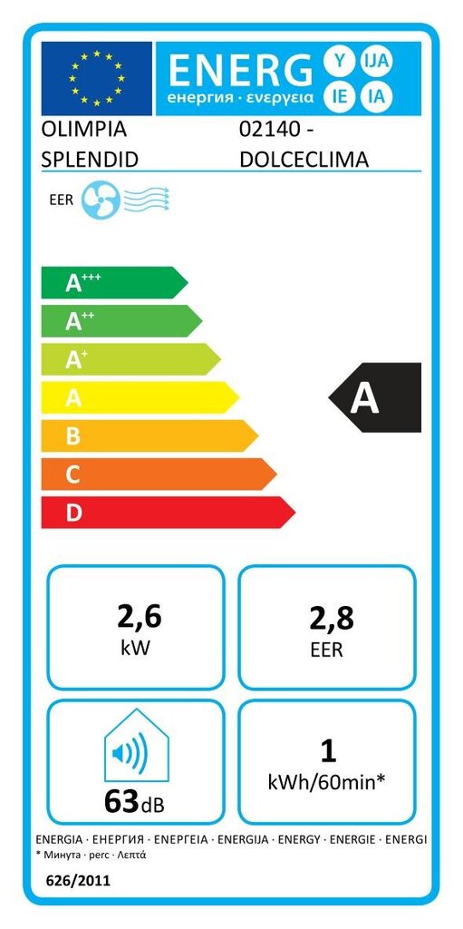 Mobilais gaisa kondicionieris Olimpia Splendid Dolceclima Silent 10 Wifi cena un informācija | Gaisa kondicionieri, siltumsūkņi, rekuperatori | 220.lv